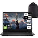 Hp Omen 17-DB1020NT Ryzen Aı 9-365 32-Gbddr5 4 Tbssd RTX5070 (8gb-Gddr7) 17.3" Qhd 240Hz Windows 10 Pro + Hmf Sırt Çantası CD5N0EAHMF45 - 32 GB