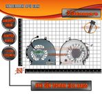 HP Pavilion 15-D035DX 15-D038DX 15-D040CA Uyumlu Notebook Fan