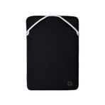HP - PC Protective çift taraflı kılıf, 15,6 dizüstü bilgisayarlar için, çift taraflı tasarım, siyah/gümüş