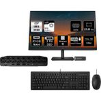 HP Pro Mini 260 G9 i5 1335U Mini PC 20GB RAM 2TB SSD 23.8" FHD Win11 Pro + Per4 USB A55C4ETPN515 - Windows 11 Pro
