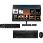 HP Pro Mini 260 G9 i5 1335U Mini PC 40GB RAM 512GB SSD 23.8" FHD Win11 Pro + Per4 USB A55C4ETPN529 - Windows 11 Pro