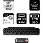 HP Pro Mini 260 G9 i5 1335U Mini PC 48GB RAM 2TB SSD FreeDOS + Per4 USB A55C4ETPN335 - Yok (Free Dos)
