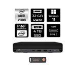 Hp Pro Mini 400 G9 I7-12700T 32Gb Ram 4Tb Ssd W11Home 6D378Ea Mini Pc & Per4 Bellek