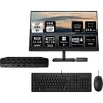 HP Prodesk 4 Mini G1I Core Ultra 5 225T Mini PC 24GB RAM 512GB SSD 23.8" FHD Win11 Pro + Per4 USB BY6X8ETPN489 - Windows 11 Pro