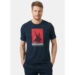 Hp Race Graphic Erkek Lacivert T-shirt 34419-597