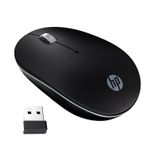 HP S1500BK 2.4 GHZ 1600 DPI Kablosuz Sessiz Mouse Siyah