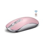 HP S4000 Kablosuz Sessiz Mouse Pembe