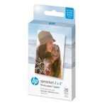 HP Sprocket 5 x 7,6 cm birinci sınıf çinko çıkartma fotoğraf kağıdı (20 yaprak) HP Sprocket fotoğraf yazıcıları ile uyumlu