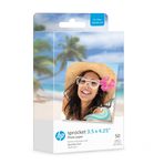 HP Sprocket Fotoğraf Kağıdı, Yapışkan Arka Taraflı, 8,9 x 10,8 cm, HP Sprocket 50 Adet ile Uyumlu