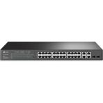 HP Tp-Link TL-SL2428P 24 Port 10-100 Poe Switch 4 Port Sfp Çelik Kasa Rack Mount