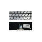 Hp Uyumlu 14S-Fq2007nt (68R68ea), 14S-Fq2008nt (68R69ea) Klavye Tr Işıklı Gümüş Gri