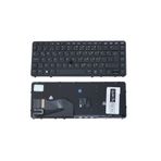 Hp Uyumlu Elitebook 840 G1 (J2a04ec), 840 G1 (J2a07ec) Işıklı Klavye Siyah Çerçeveli Tr