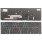 Hp ZBook 15 G5 Notebook Klavyesi - Siyah - TR - Backlit