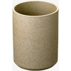 HP044 Planter Natural: Hasami Seramik Saksı 85×106 mm Istiflenebilir Tasarım - 10,5 x 8,5