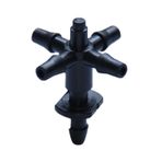 hpbg-garden-water 50 ADET Damla Sulama Konektörü 3/5 mm Boru Eklemi 1/8" Dikenler 5 Yollu Çapraz Su Yönlendirici Birleştirici Bahçe Ayırıcıları Otomatik Sulama Sistemleri