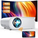 HpyTech 🎬 1080P Destekli Telefon Uyumlu 🎥 Mini Projeksiyon📱hdmı USB Av Girişli 🔌 Taşınabilir Ev Sinema Projektörü - Beyaz