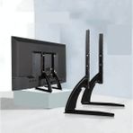 Hpytech Ayarlanabilir Metal Tv Ayağı Standı 37"-75" Uyumlu 50 KG Taşıma (Vesa 100x100 – 800x600 mm) Yükseklik Ayarlı - Siyah