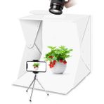 Hpytech Katlanabilir Mini Fotoğraf Kutusu– Işıklı Ürün Çekim Çadırı 40X40 - Beyaz