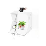 HpyTech Katlanabilir Mini Fotoğraf Kutusu– Işıklı Ürün Çekim Çadırı 40x40x40