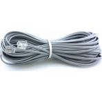 Hq Speed ADSL VDSL Modem Kablosu 10 Metre — RJ11 altın kaplama, korumalı tel. Uzak mesafeli modem konumu için telefon hattı internet bağlantısı.
