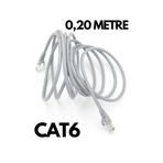 HQ SPEED HqSpeed Cat6 Ethernet İnternet Kablosu 0.20 Metre 20 Cm – 1000 Mbps Gigabit Hızlı RJ45 Patch Kısa Kablo Router PC
