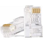 Hq Speed RJ45 Cat5 Altın Uçlu Network Konnektör 100 Adet | 8P8C Ethernet Krimp Plug – UTP Kablo