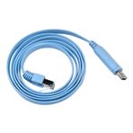 HQRP USB Konsol Kablosu, Cisco Yönlendiriciler için USB'den RJ45'e Konsol Kablosu, NETGEAR, Ubiquity, LINKSYS, TP-Link, AP Router, Windows Mac Linux'ta Dizüstü Bilgisayarlar için Anahtar, DB9 - RJ45,