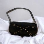 Hr Leather Shop Kroko Manc Model Ayarlanabilir Saplı Kadın El Ve Omuz Çantası - 000-Siyah