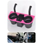 H&R PLASTİK oto aksesuarları Araç Içi Bardaklık Organizer bardak Tutucu PEMBE Renk (MAGAZADA 6 RENK SEÇENEGİ)