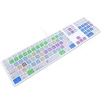 HRH IMac G6 MB110LL/B MB110LL/A A1243 Klavye Sayısal Tuş Takımı ile NumberPad Baskı: Final Cut Pro X Fonksiyonel Kısayollar Kısayollar Tasarım Silikon Klavye Cilt Kapağı [ABD/AB Düzeni]