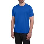 HRM Erkek Lüks Yuvarlak Yaka Tişört - Premium T-Shirt Erkek Yuvarlak Yaka%100 Organik Pamuk - Basic T-Shirt 60°C'ye kadar yıkanabilir - Yüksek kaliteli ve sürdürülebilir erkek kıyafeti, mavi (Royal