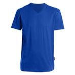 HRM Erkek Luxury Fair4All - Solmayan%100 Organik Pamuk V Yaka Tişört Mavi (Royal Blue 5) S