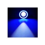 Hrpak 89 Mm Mavi Mercekli Angel Led Halkalı Sis Far 4000 Lümen Su Geçirmez