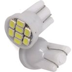HRPAK T10 Dipsiz W5W 8 Ledli Beyaz Park Tavan Plaka Ampülü