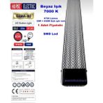 Hrz Horoz Gama 120CM 80W Prizma LED Bant Armatür Siyah 7000K Beyaz Işık