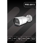 Hs IP-201S Warm Led 4MP Poe 3.6 mm Metal Bullet Güvenlik Kamerası