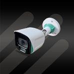 Hs IP-206 8MP Poe Board 3.6 mm Lens Warm LED Metal Bullet Renkli Güvenlik Kamerası