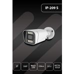 Hs IP-209S 5MP IP 2.8 mm Warm LED Metal Bullet Sesli Güvenlik Kamerası