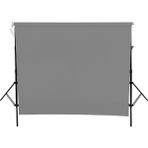HS Stüdyo Teknik Gri 2X4METRE Taşınabilir Fon