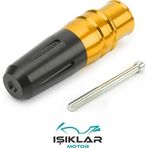 Hsb Yamaha Cygnus L Egzoz Koruma Sarı Aks00683