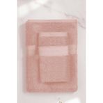Hsc Bilişim 2 Parça Battal Lüks Banyo Spa Havlu Takımı 90X170 cm Somon - 15 x 25 cm - 001-Renkli