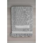 Hsc Bilişim 2 Parça Jakarlı Banyo Havlu Takımı %100 Pamuklu 90X150 cm Arden Gri - 001-Renkli - 15 x 25 cm