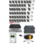 Hsc Bilişim 48'li 5mp Ip Kamera Seti | Poe | Hikvision Nvr | Iç/dış Mekan | Gece Görüş | Ses Kayıt | Izle - Renkli