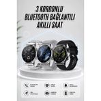 Hsc Bilişim Akıllı Saat Amoled Ekran Bluetooth Bağlantılı Sesli Görüşme Nabız Ölçer - 35 - 48 mm - Dijital