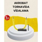 Hsc Bilişim Akrobat Vidalama Uç Seti 12 Parça Profesyonel Dar Alan Kullanım - 001-Renkli