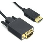 Hsc Bilişim Dark DK-CB-DPXVGAL180 1.8mt Display Port To VGA Dönüştürücü Kablo