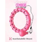 Hsc Bilişim Egzersiz Çemberi - Egzersiz Halkası - Ağırlıklı - Bel Bölgesi Ayarlanabilir - - 001-Renkli