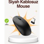 Hsc Bilişim Kablosuz Sessiz Mouse – Ayarlanabilir Dpi ve USB Bağlantılı - 001-Renkli