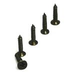 Hsc Bilişim Klips, Menteşe, Ayak, Ağaç, Sunta Vidası 3X13 mm - Siyah 100 Adet