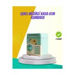 Hsc bilişim klt8912733125696 Atm Görünümlü Su Yeşili Otomatik Para Çeken Şifreli Kumbara